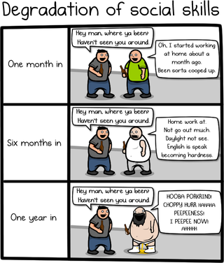 Illustration for article titled Why Working From Home Is Both Awesome And Horrible